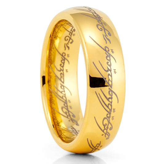 Lord Of The Rings,Wedding Ring,Lotr Wedding Band,Anniversary Ring,Engagement Ring6mm Wedding Ring