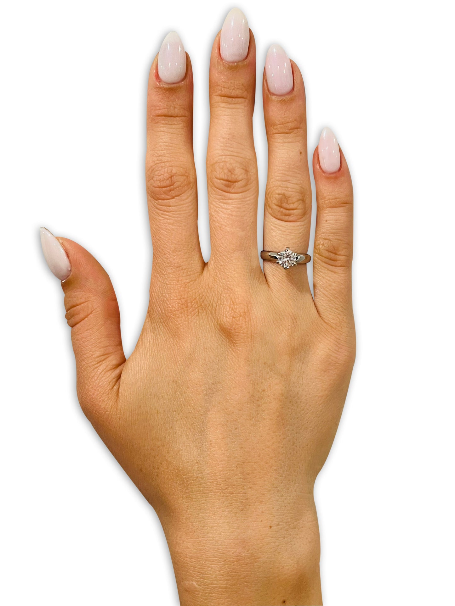 Titanium Wedding Ring CZ Wedding Ring Unique Tungsten Ring Silver