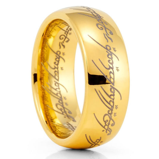 Lord Of The Rings - Tungsten Wedding Band - Lord Of The Rings - Band - Clean Casting Jewelry