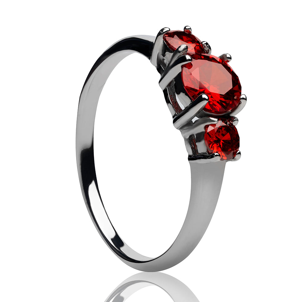 Solitaire Wedding Ring Ruby Wedding Ring Ladies Wedding Ring Anniversary Ring