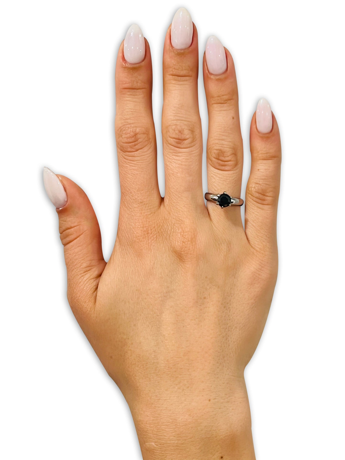 Solitaire Wedding Ring Titanium Wedding Ring Engagement Ring Anniversary